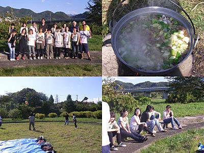 医系学生と職員で芋煮会を開催しました。 